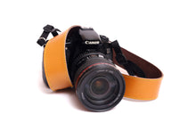 Load image into Gallery viewer, Golden arrow leather camera strap belt