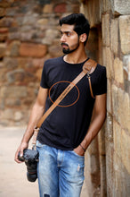Load image into Gallery viewer, THE TROOPER- Single Leather Camera Strap Belt Harness with Customised Logo
