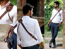 Load image into Gallery viewer,  Leather Camera Strap Belt