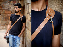 Load image into Gallery viewer,  Leather Camera Strap Belt