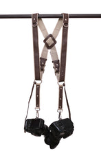 Load image into Gallery viewer, The Commando - Dual Leather &amp; Nylon Camera Strap